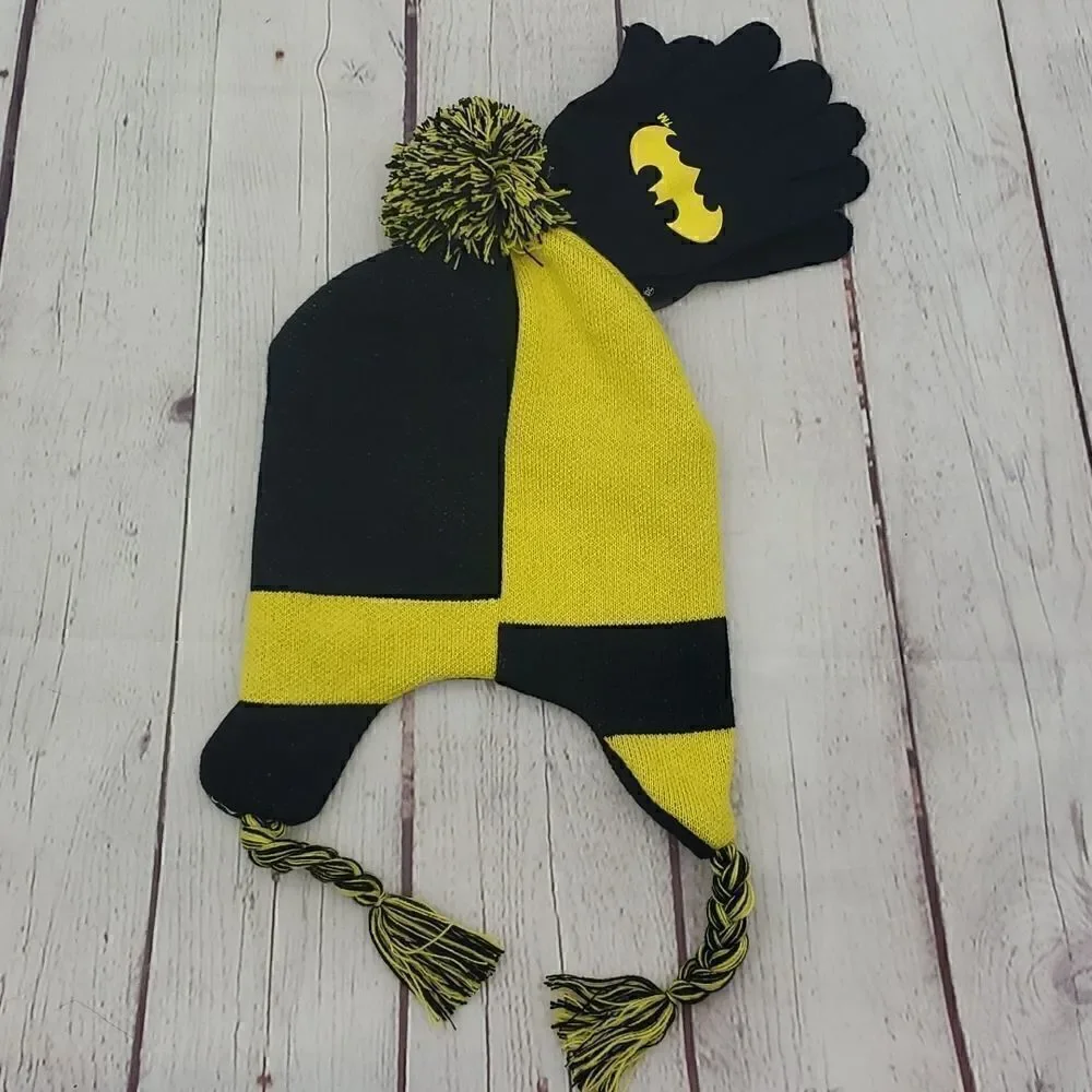 Berkshire Little Boys or Girls Batman Hat & Gloves Set